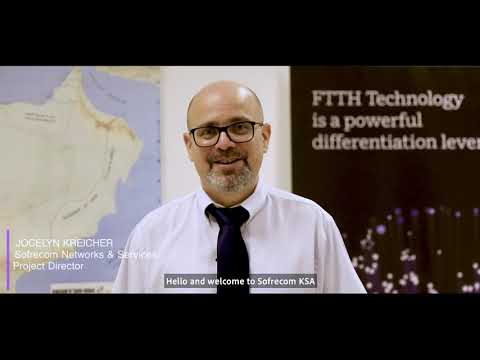 Conception and supervision of rollout of fiber network - video from Sofrecom