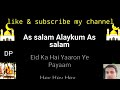 Mubarak eid mubarak karaoke (Eid special)