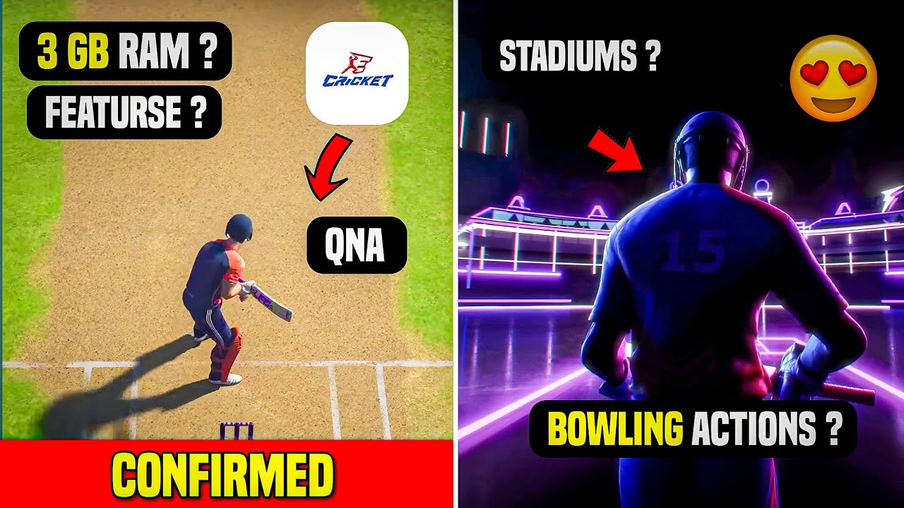 E CRICKET Official Q&A | Full Game Details 🔥