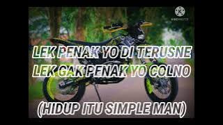 STORY WA KLX SUPERMOTO KEREN LIRIK LAGU 30 DETIK !!!