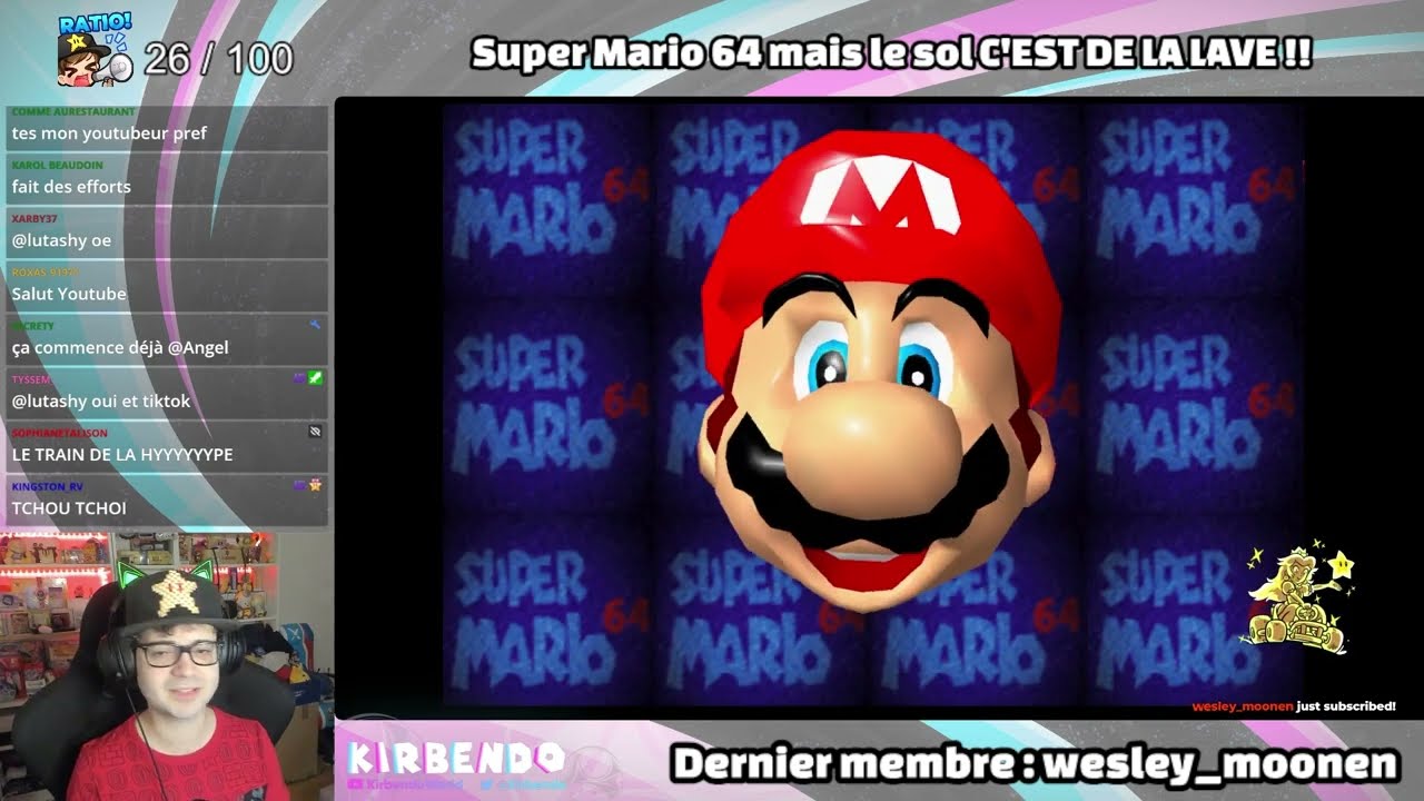 SUPER MARIO 64 mais le sol c'est DE LA LAVE ! (1/2)