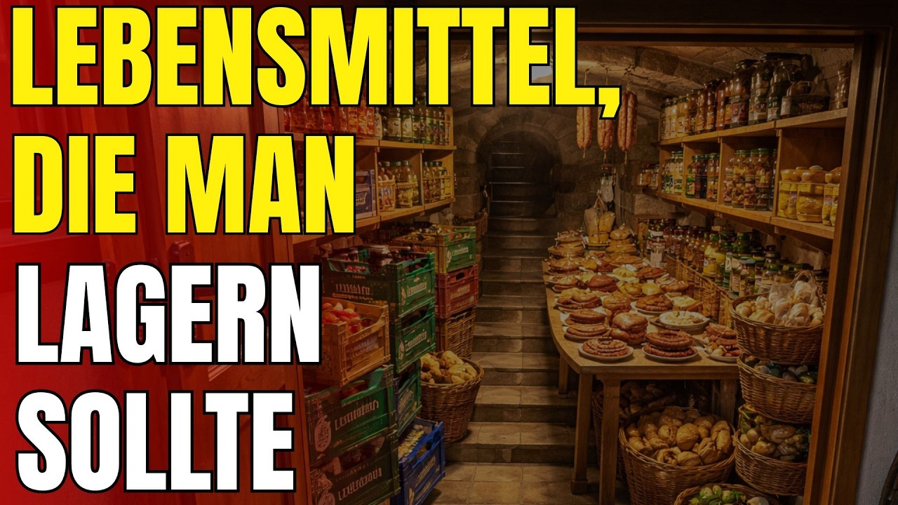 10 LEBENSMITTEL, DIE SIE FÜR DEN NOTFALL LAGERN SOLLTEN!