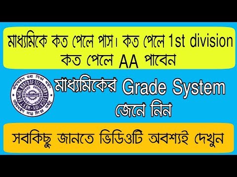 Maydhmik Result Grade System | মাধ্যমিকের grade system অথবা division system জেনে নিন