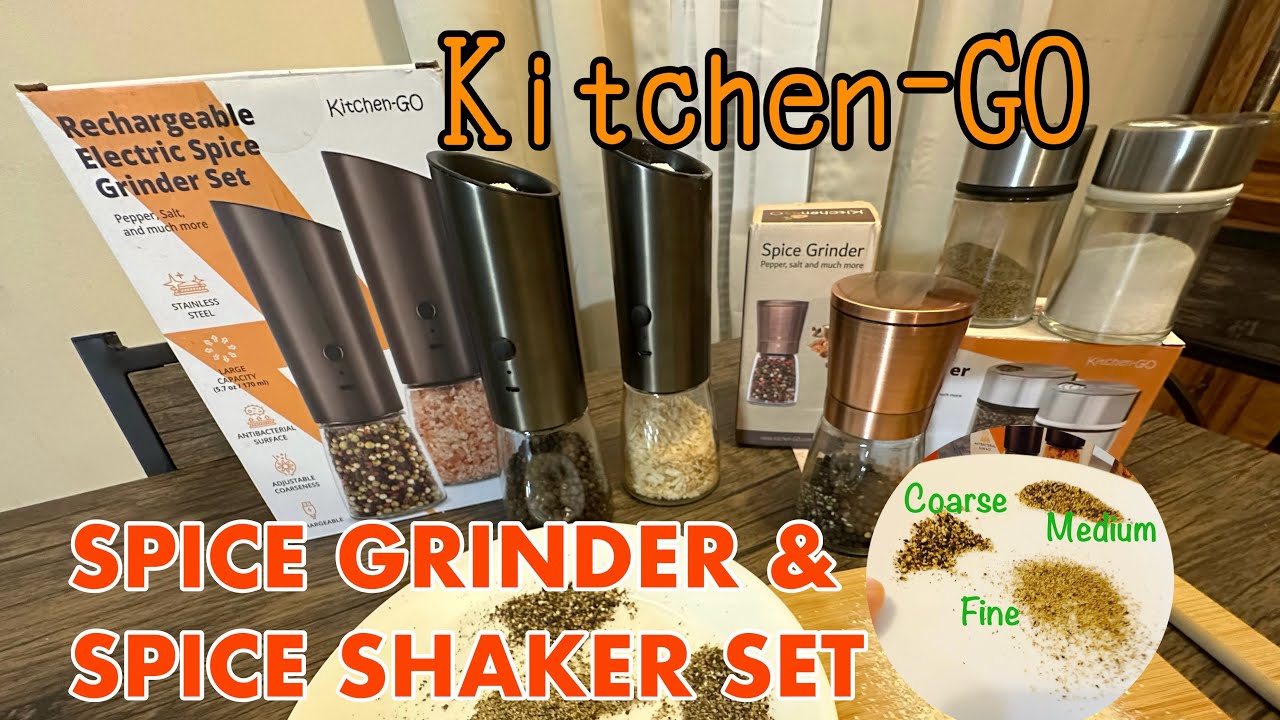 Unboxing and Review of the Flafster Salt & Pepper Grinder Set