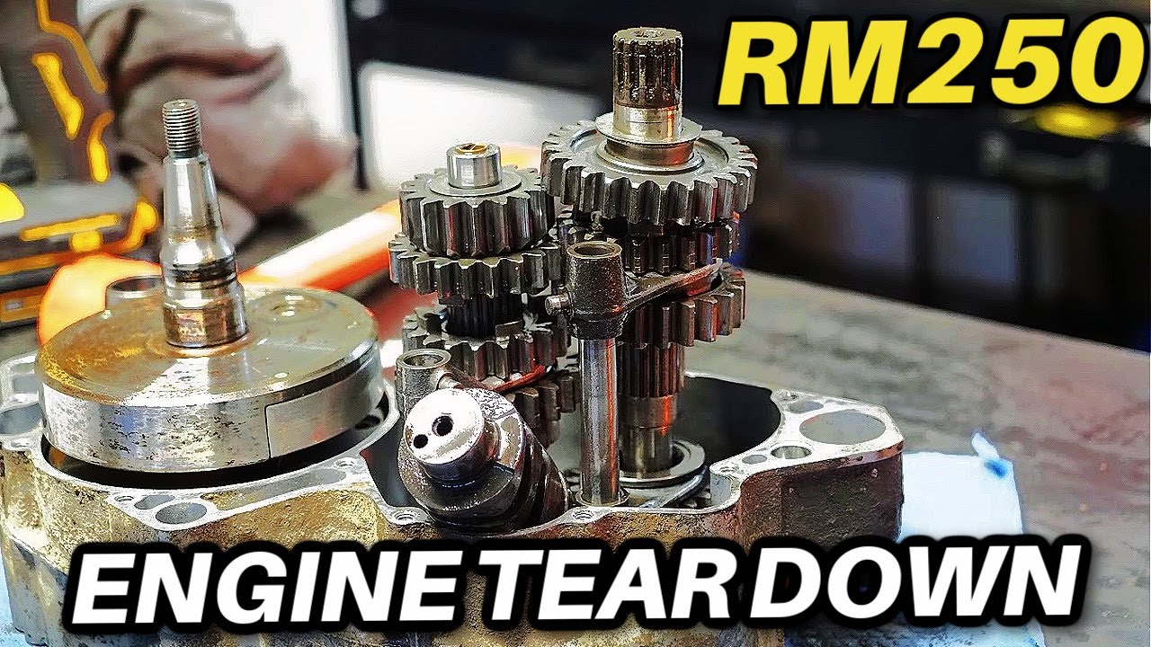 Suzuki RM250 Two Stroke Engine Tear Down - STEP BY STEP HOW TO - YouTube