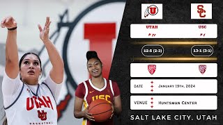 No. 20 Utah vs No. 6 USC | Pac-12 | 1.19.24