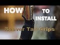 How to beaver tail grip installs  big jims bow company