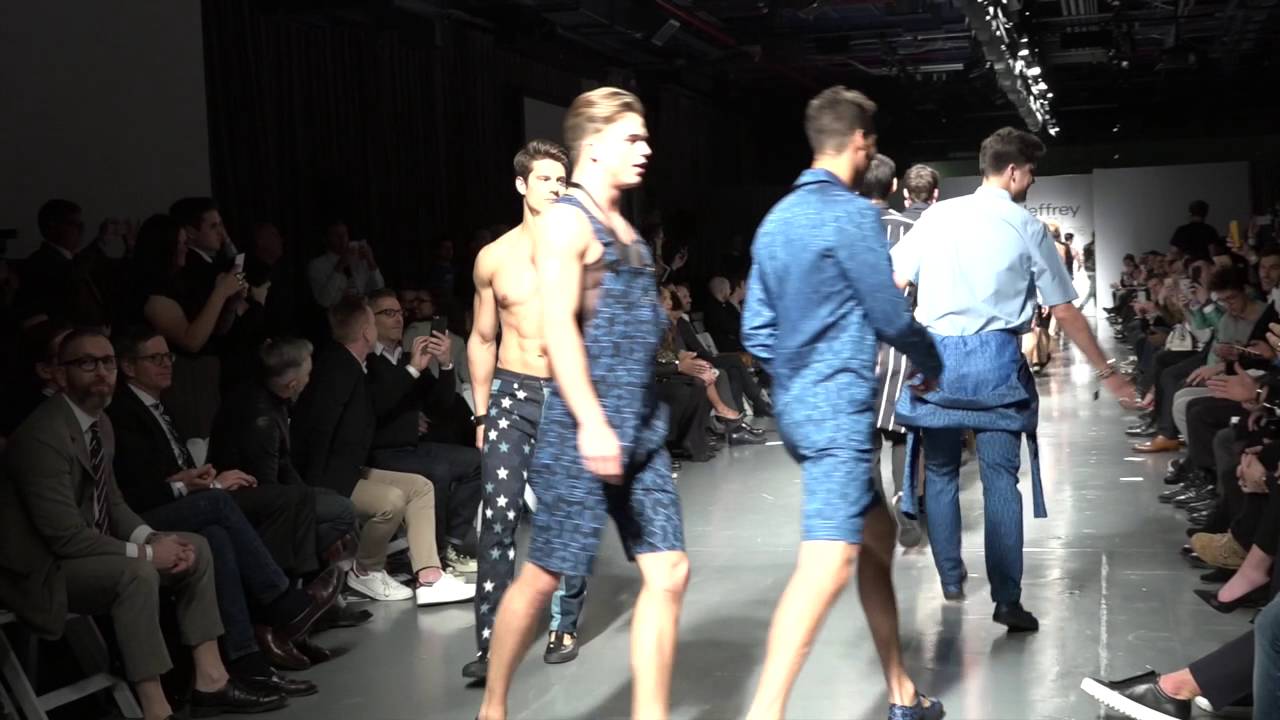 JEFFREY FASHION CARES MALE MODEL RUNWAY SHOW AND ANDREW RANNELLS ...