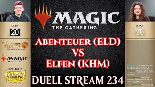 MTG Abenteuer VS Elfen Deck Duell | Magic the Gathering deutsch | adventure VS elves  | Trader match