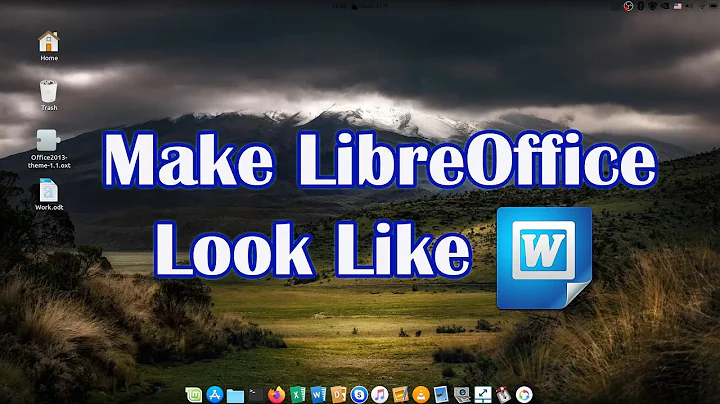 Make LibreOffice look like Office