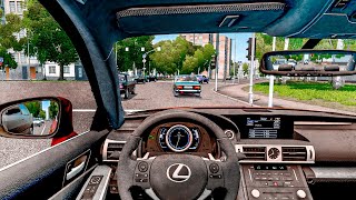 City Car Driving - Lexus IS350 F-Sport 2014 [Steering wheel gameplay] screenshot 3