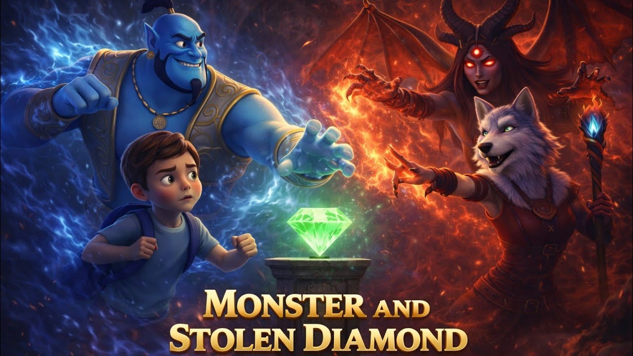 EK JAADUI CHIRAAG| PART:5| THE STOLEN DIAMOND AND MONSTERS|ADVENTURE FANTASY ACTION ANIMATION|XDEEP 