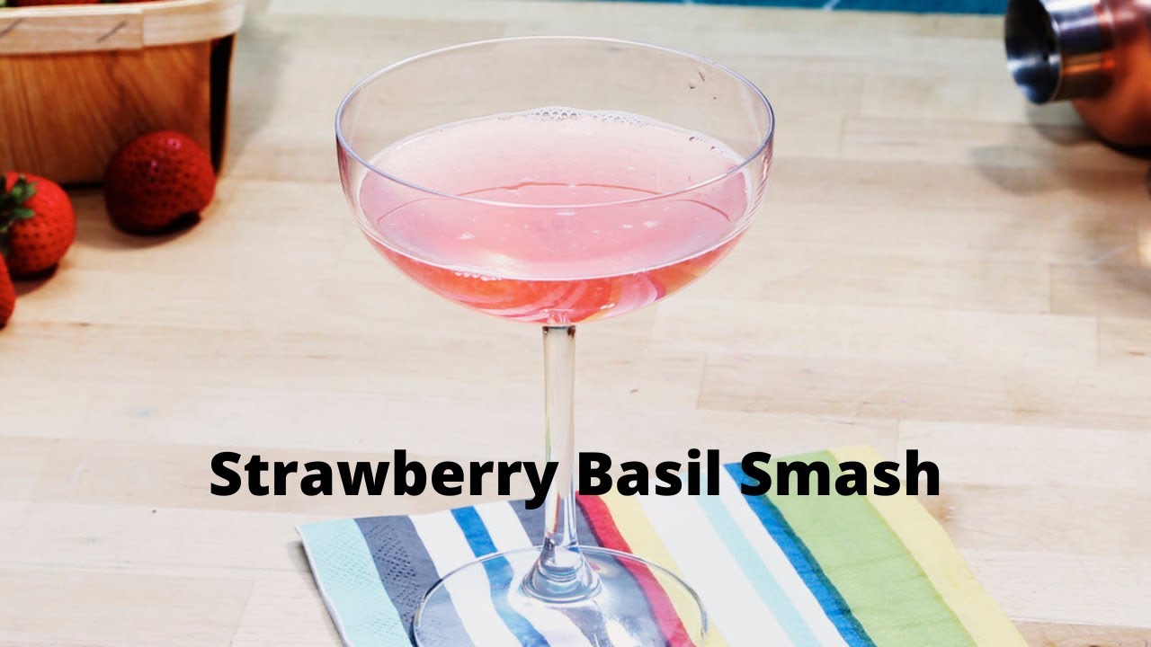 Strawberry basil smash 😋