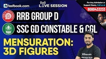 SSC CGL | RRB Group D: Mensuration 3D Figures | Preparation Tips & Tricks by Quant Expert Sumit Sir