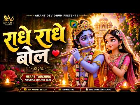 राधे राधे बोल | Radhe Radhe Bool | Letest Krishna Bhajan 2026 | New Krishna Bhajan | Bhakti Song