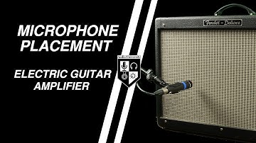 Guitar Amp Mic Placement Demonstration - Recording Electric Guitar