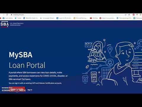 [Breaking News] SBA Debuts MySBA Portal for COVID 19 EIDL, Disaster and 7a Loans