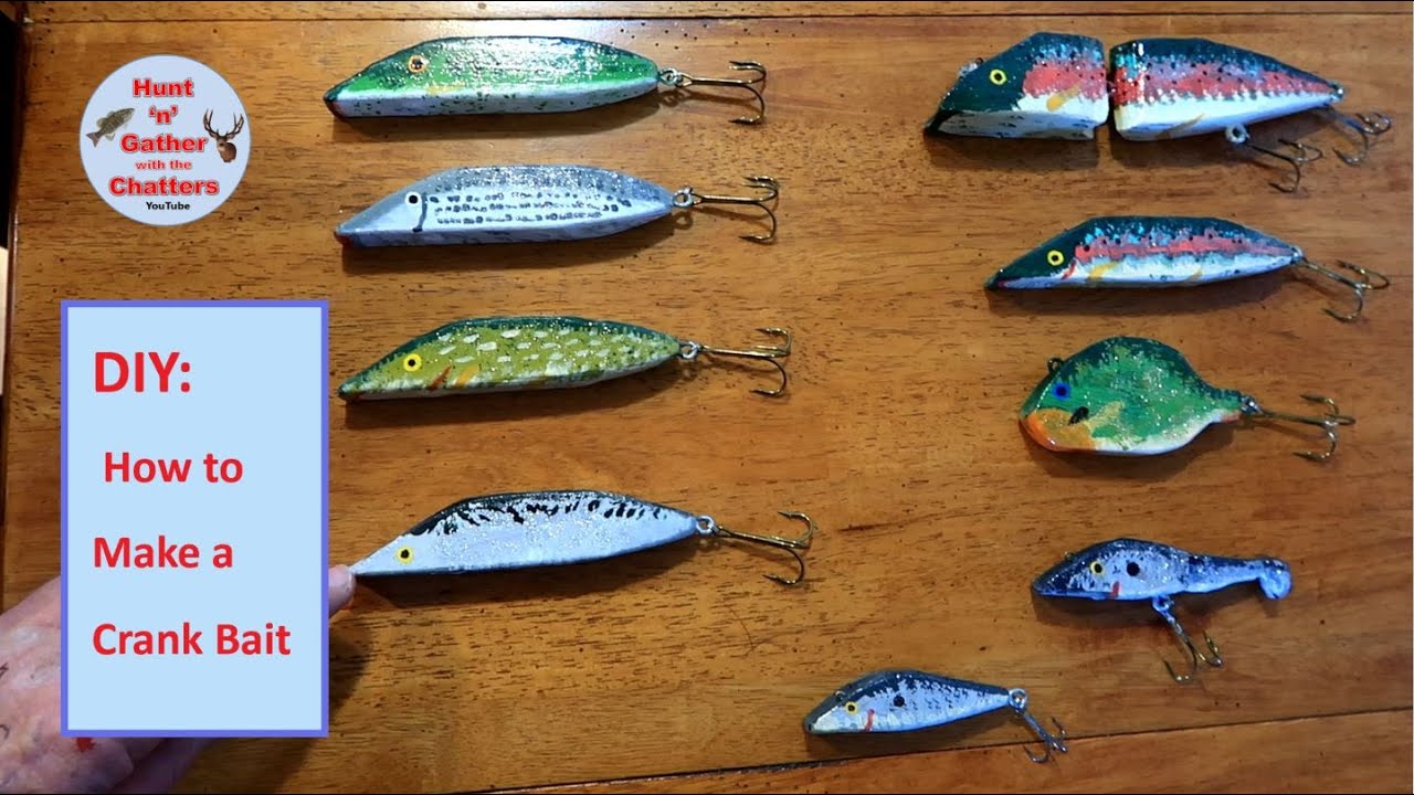 HOW TO MAKE A CRANKBAIT - DIY - Homemade Wooden Lures - Lipless
