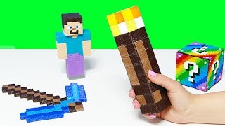 3D  РУЧКА ФАКЕЛ СВЕТИЛЬНИК МАЙНКРАФТ СВОИМИ РУКАМИ | РИСУЮ 3D РУЧКОЙ | DIY 3D PEN TOURCH MINECRAFT