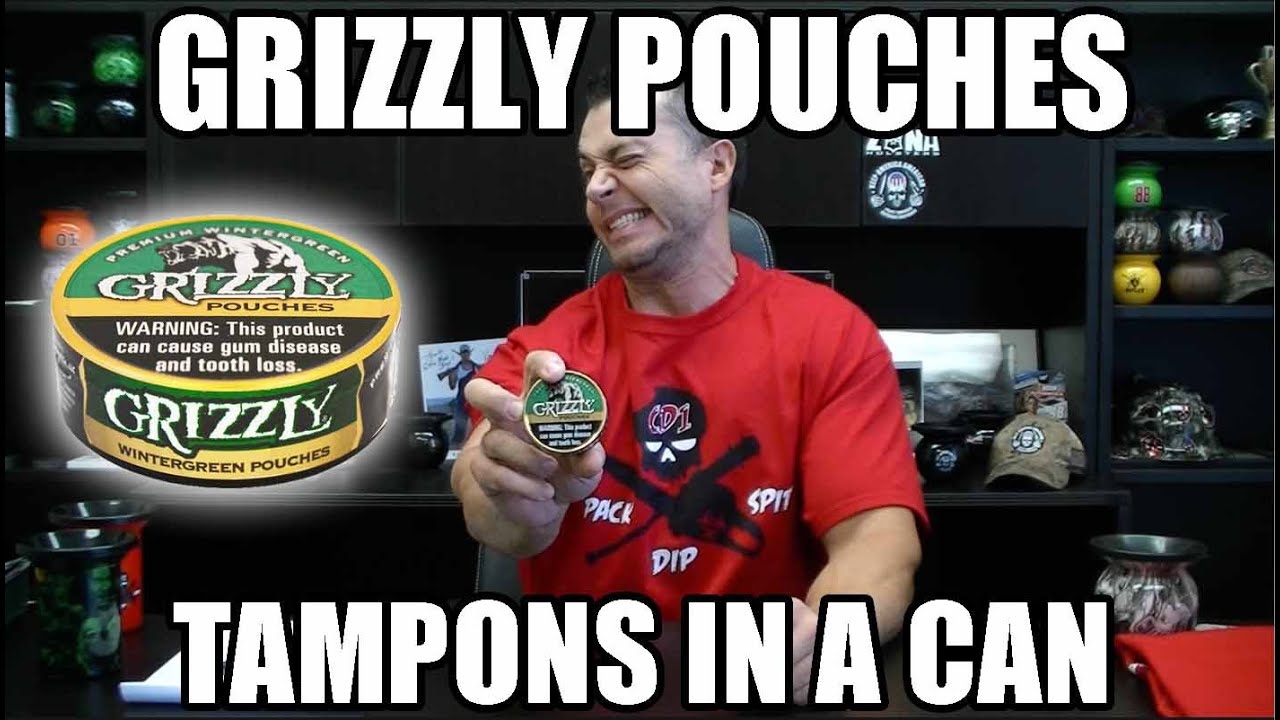 How Many Pouches In A Can Of Grizzly