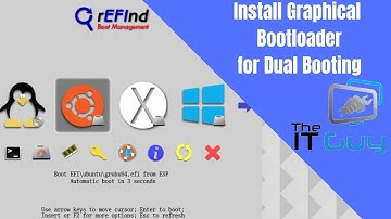 Installing rEFInd for dual booting Linux (Graphical Bootmanager)