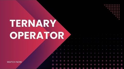 Mastering the Ternary Operator in JavaScript | Write Cleaner & Faster Code!