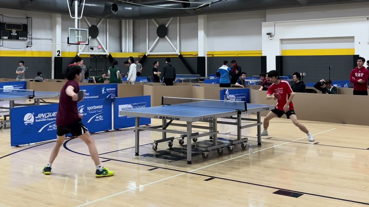 Vito vs. Chenxi, NCTTA Midwest Regionals 2024 [Table Tennis]
