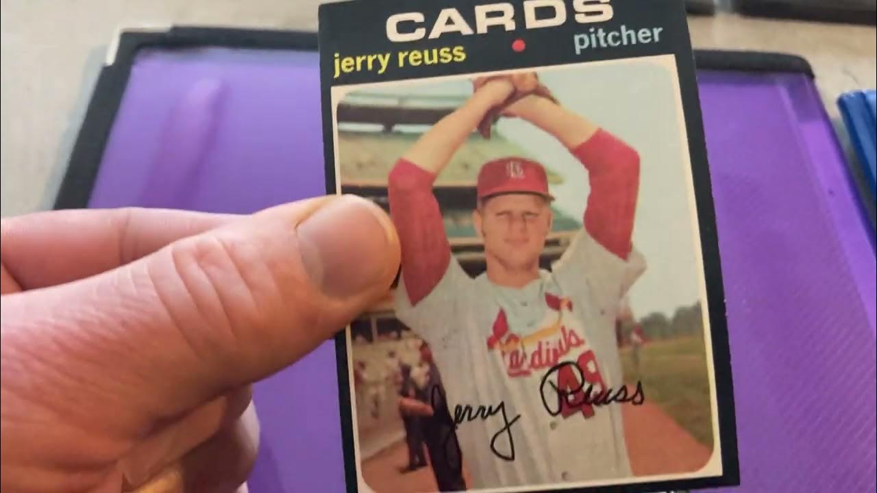 Vintage Baseball Card Break 1971 Topps Vending Box part 7 YouTube