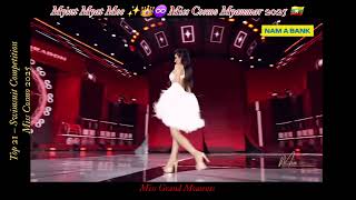 Full Top 21 – Swimsuit Competition Miss Cosmo 2025 | Myint Myat Moe ✨👑♾️ Miss Cosmo Myanmar 2025 🇲🇲  Update