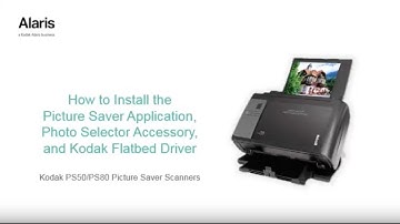 Installing Software for the Kodak Picture Saver Scanning System PS50/PS80