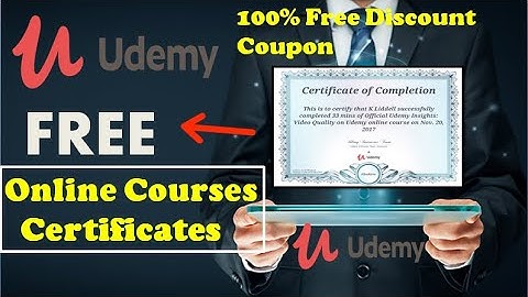Udemy Free courses with Certificate - Android | IOT | Djano | Hacking | Python |Job Search-Many More