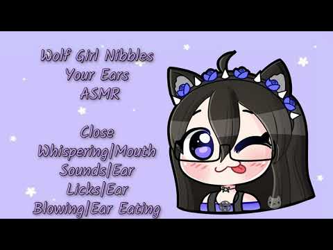 Wolf Girl Nibbles Your Ears ASMR [Very Relaxing Ear Eating & Mouth Sounds]