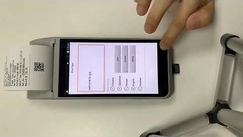 HYDE-Android Handheld terminal with inbuilt Printer