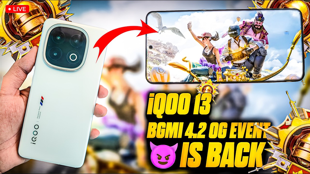 IQOO 13 INDIA FASTEST PHONE LIVE PERFORMANCE TEST BGMI 120 + 90 FPS😲# ...