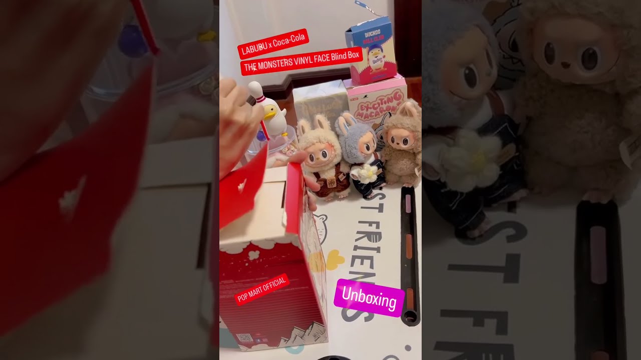 LABUBU V3 LABUBUxCOCA-COLA THE MONSTERS Vinyl Plush Blind