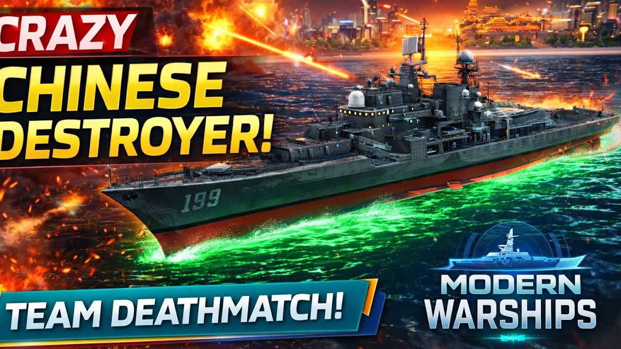 This Chinese Destroyer is INSANE 😱 | Modern Warships TDM