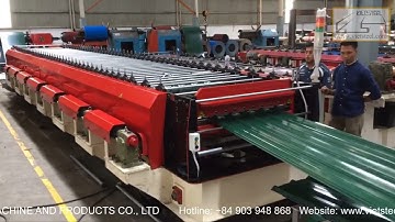 Double Deck Roll Forming Machine [TRIMDECK/ROOFING] (DR-EH Model) | Máy cán tôn  2 tầng| Vietsteel