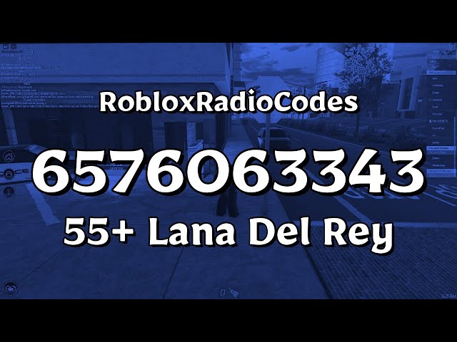 Lana del rey in a roblox game