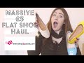 MASSIVE EVERYTHING5POUNDS FLAT SHOE HAUL | £5 FLAT SHOE TRY ON HAUL