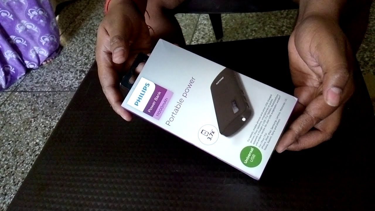 PHILIPS 11000 MAH POWER BANK FLIPKART UNBOXING YouTube
