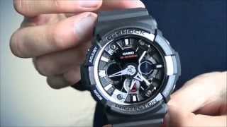 g shock ga 200 1aer digital watch with resin combi strap
