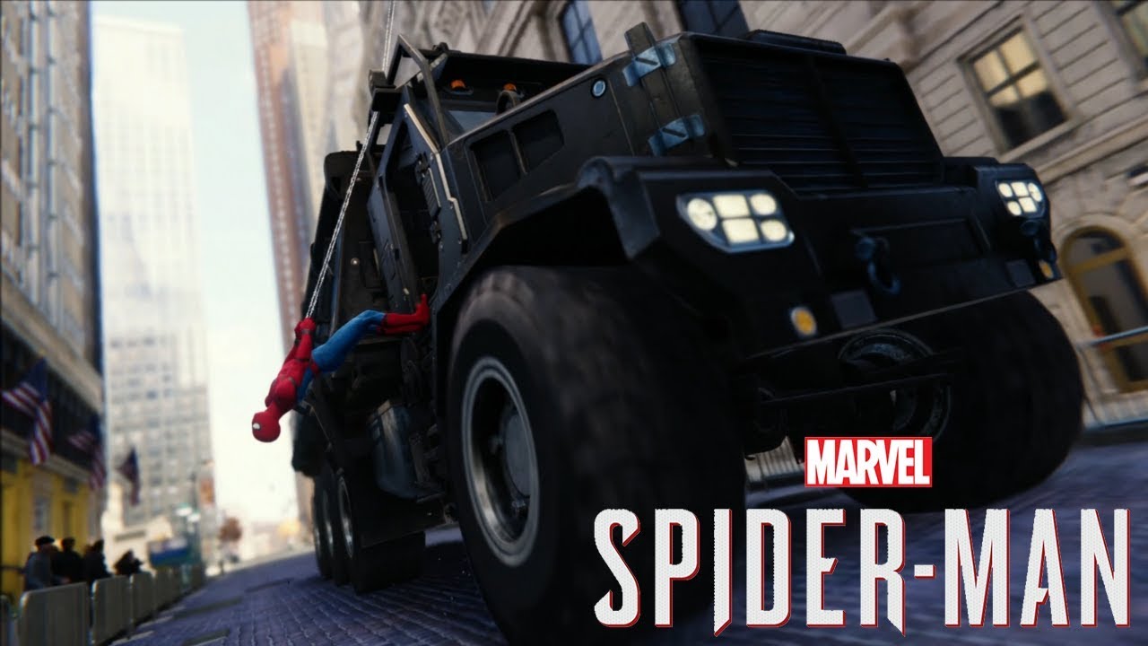 marvel spider man ps4 vehicles