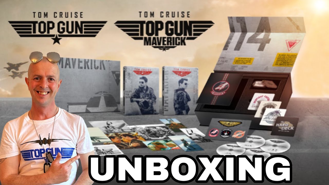 Top Gun & Top Gun Maverick 4K Limited Edition Steelbook Super Fan  display picture 1