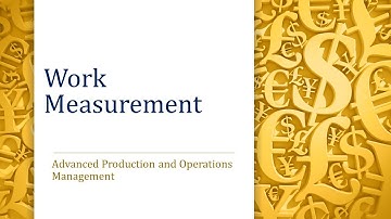 Work Measurement