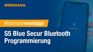 S5 Blue Secur Bluetooth Programmierung | Hörmann screenshot 2