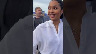 Yara Shahidi attends the Dior spring-summer 2024 show at Paris Fashion Week