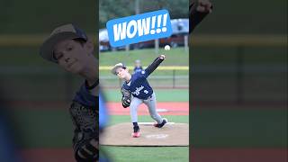 Young Arm, Serious Technique #baseball #pitcher #shorts