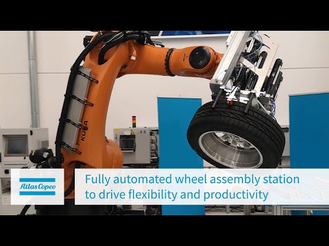 Fully automated wheel assembly station | Atlas Copco