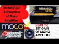 Mono amplifier  gain    l moco installation with spunk audio subwoofer l frequency test