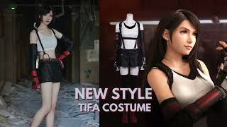 $149.90 #takerlama Deluxe Final Fantasy VII Remake Tifa Lockhart Cosplay Costume #comiccon #party
